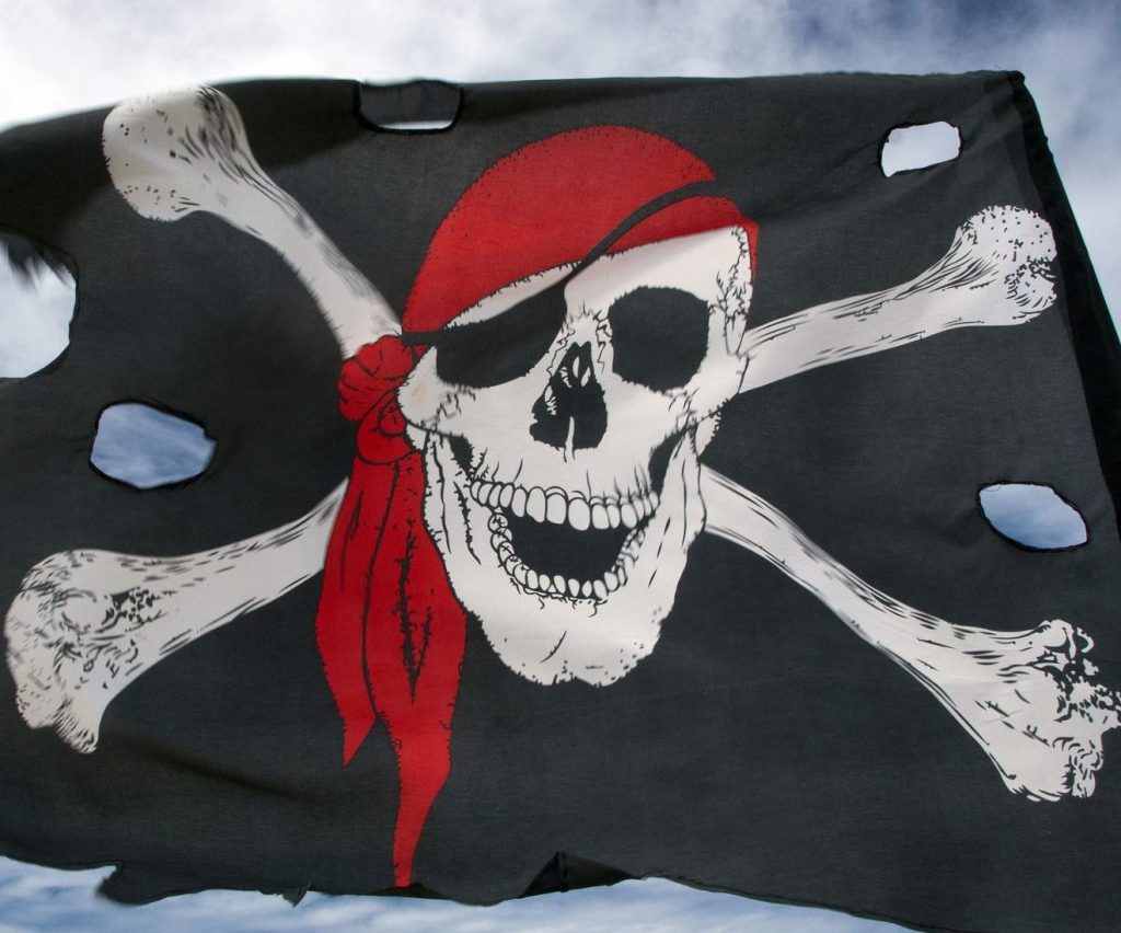 Fessenden Summer Camps pirate theme flag