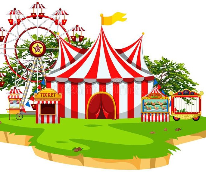 Fessenden Summer Camps circus theme tent